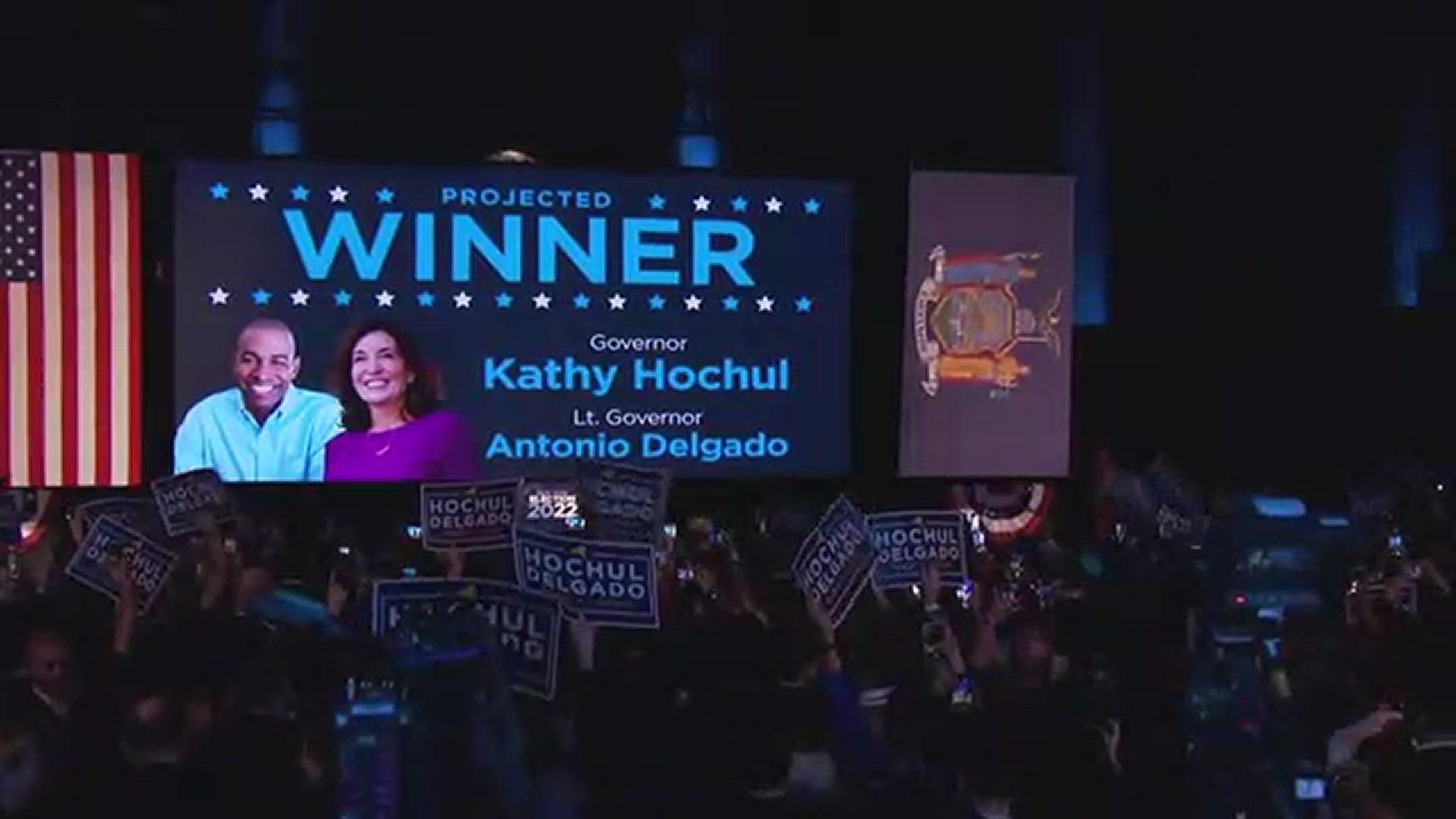 Kathy Hochul Gives Victory Speech Wgrz