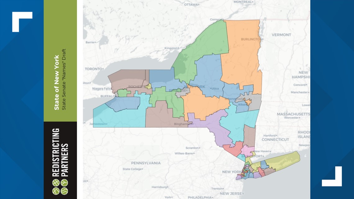 2 Maps For Potential U S Congressional Districts In New York Revealed