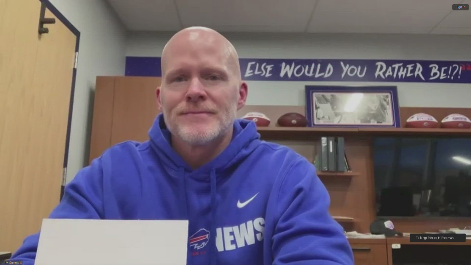 Buffalo Bills Head Coach Sean Mcdermott Provides Injury Updates Game