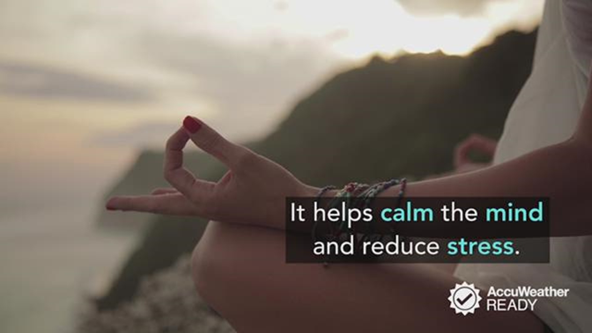Studies show that meditation can help reduce feelings of depression, anxiety and even physical pain following trauma related to surviving a disaster.