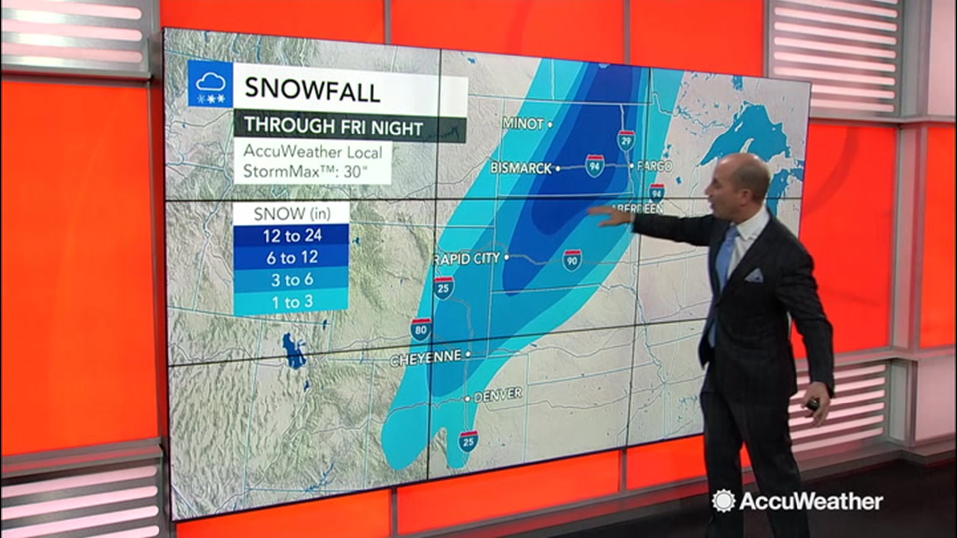 AccuWeather Chief Broadcast Meteorologist Bernie Rayno explains the ongoing changes with the snowstorm that is bringing heavy snow to the northern US.