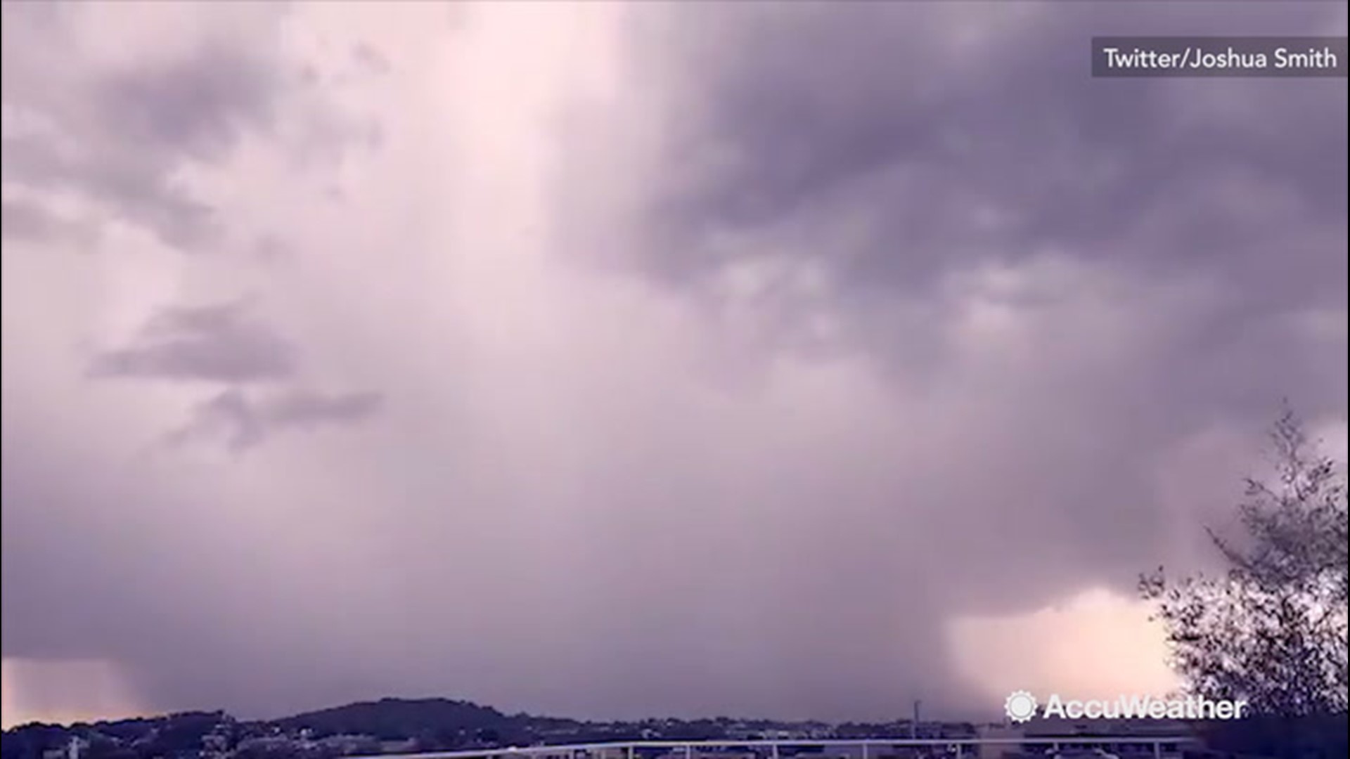 Check out this time lapse of a wall of rain creeping over northeastern Washington DC on July 17.
