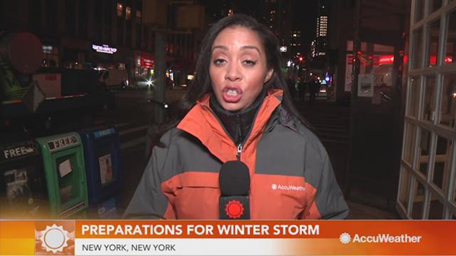 New York City Emergency officials bring in extra crews to clear away snow and ice expected to come during the weekend.