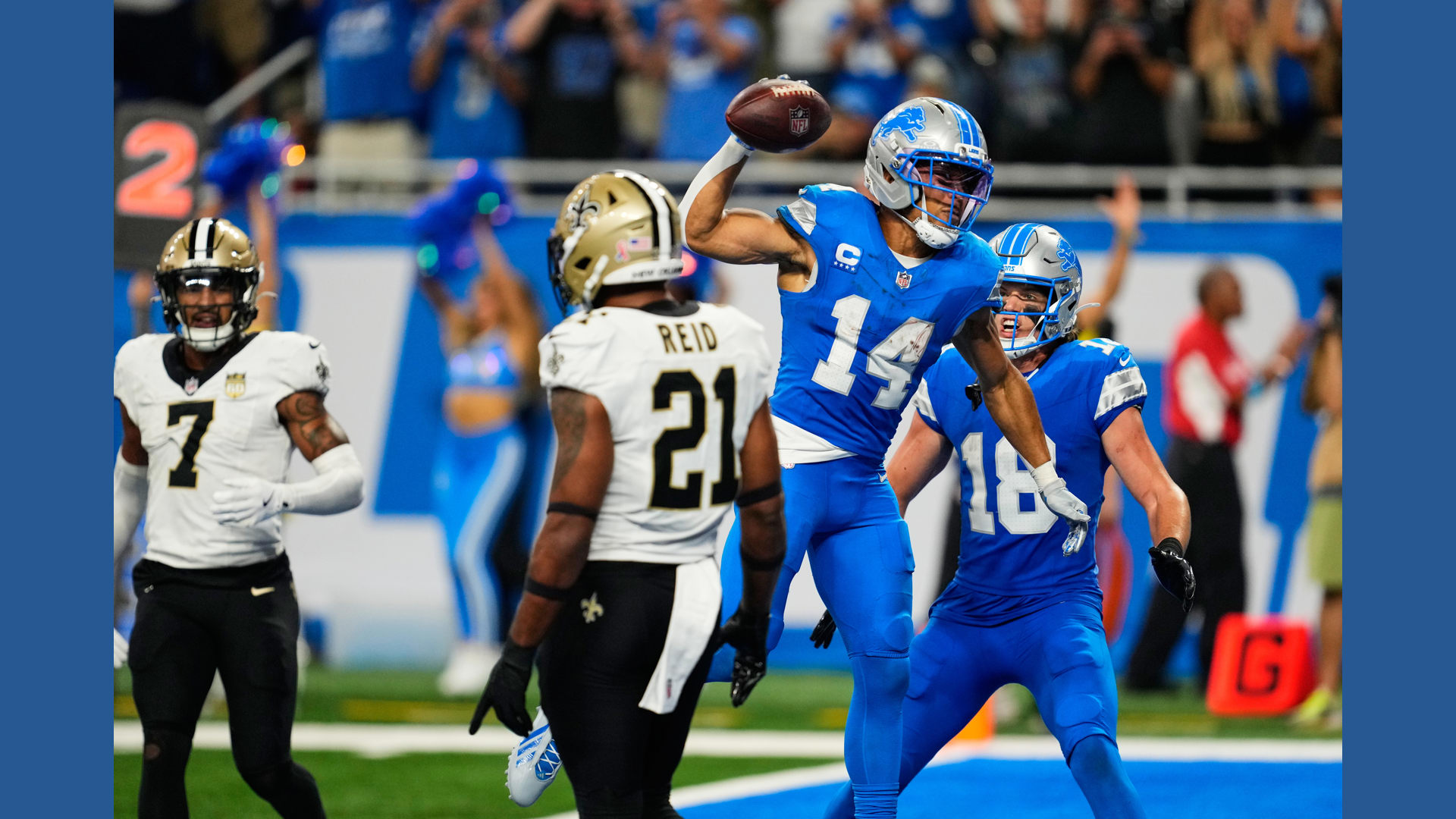 Lions escape with 31-30 win over Saints in OT after Kellen Moore ...