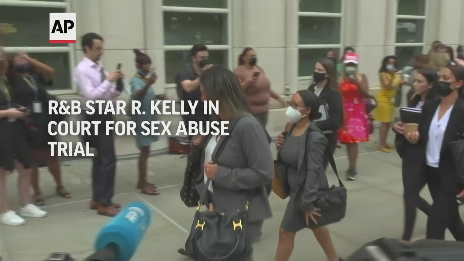 R. Kelly is back in a criminal court on Wednesday for opening statements in his trial arising from years of allegations that he sexually abused women and girls.