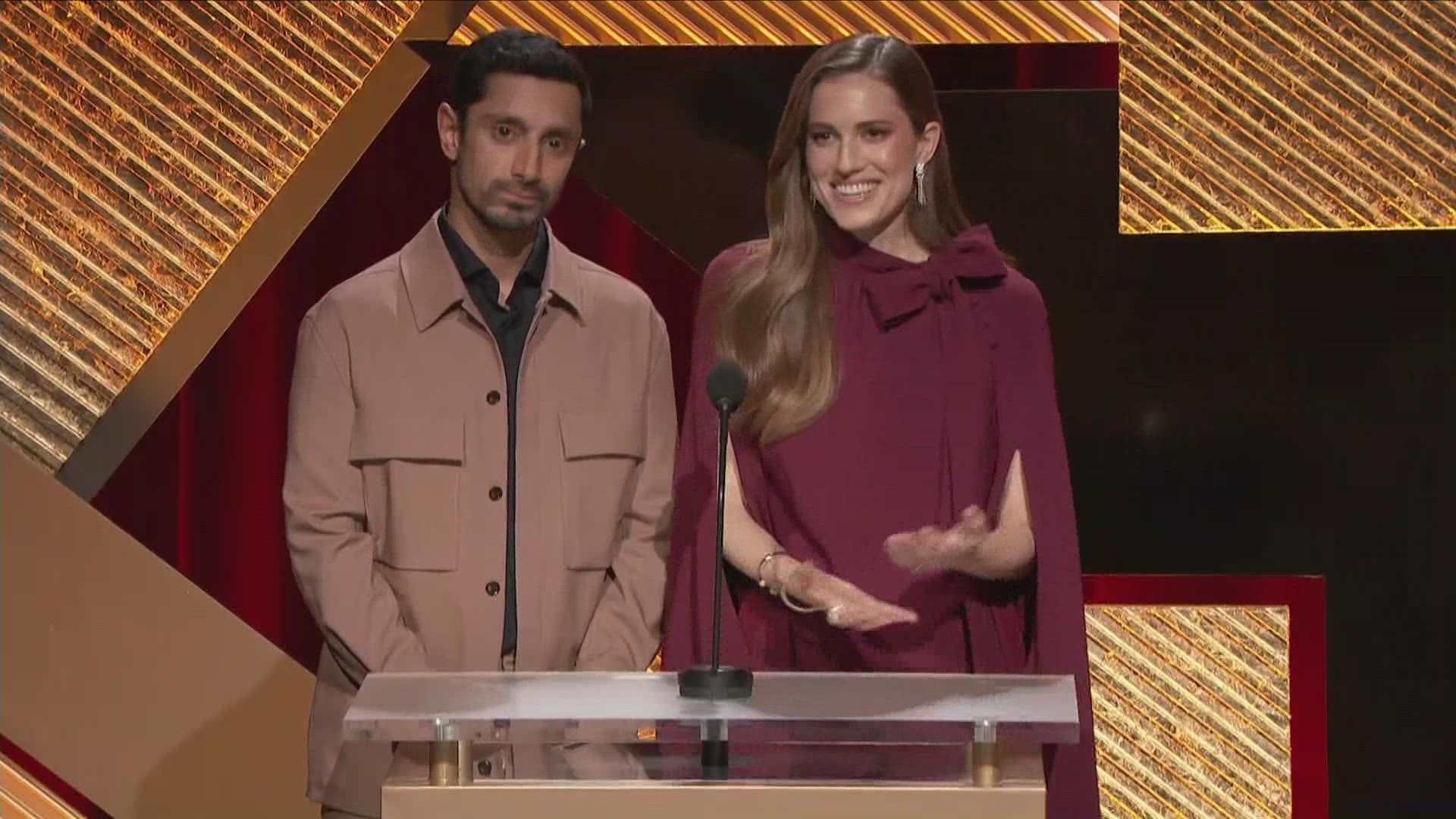 Actors Riz Ahmed and Allison Williams announce contenders in the biggest categories for the 95th Academy Awards.