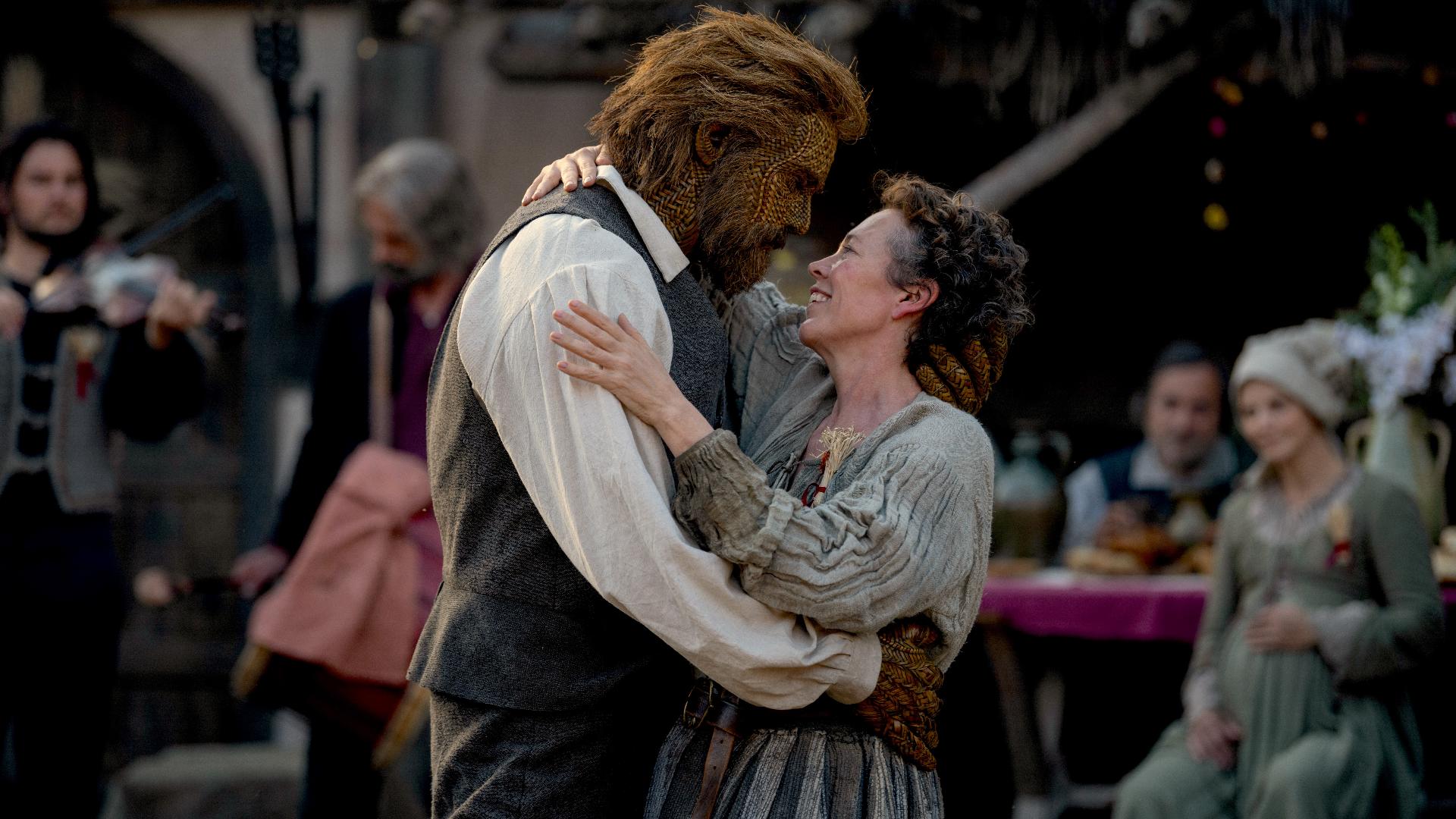 Oscar winner Olivia Colman, Emmy winner Alexander Skarsgård preview unconventional romance 'Wicker' Discover