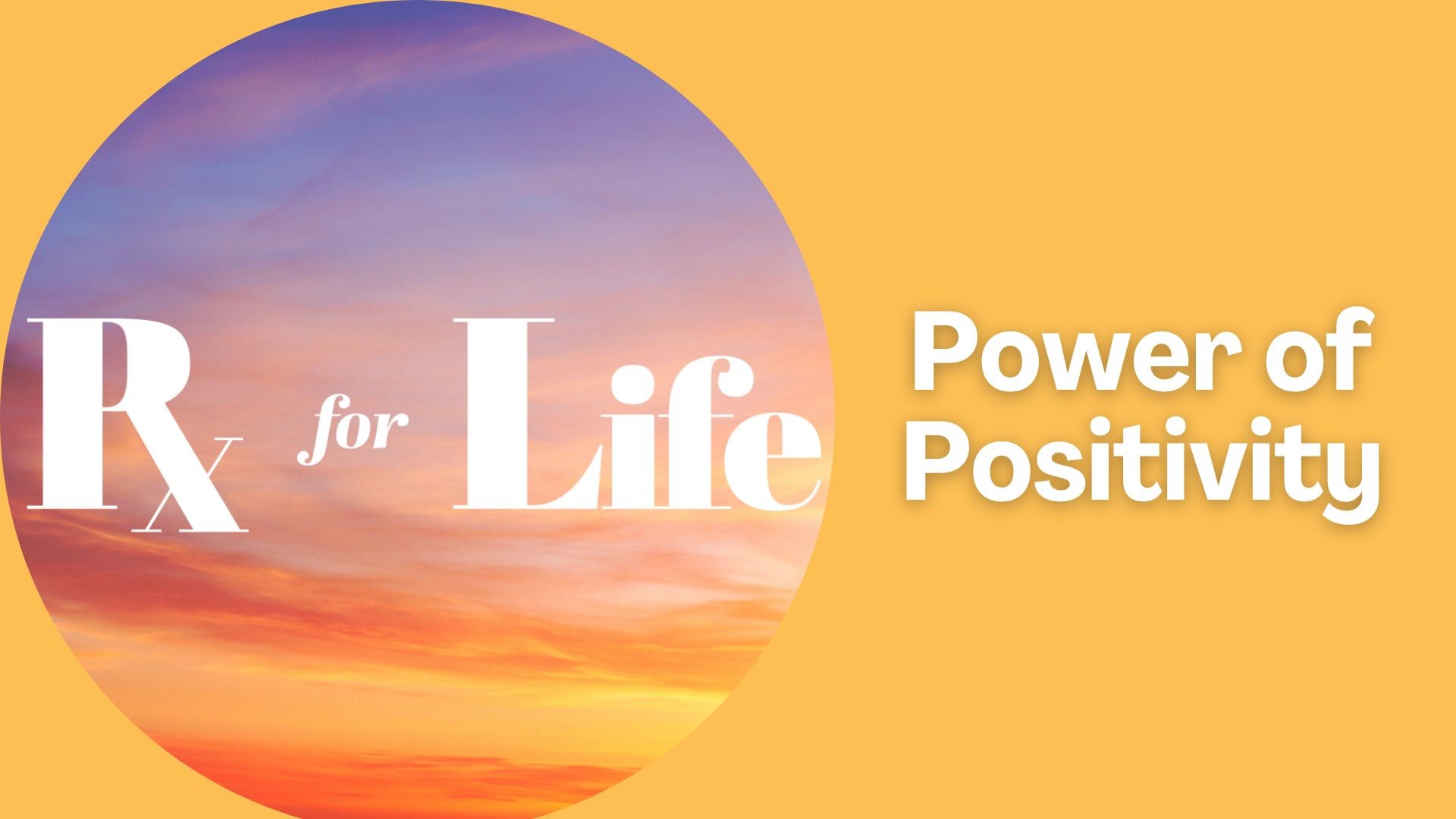 Monica Robins explains the importance of working on your mental attitude. Doctors explain the power of positivity and how it can impact your health.