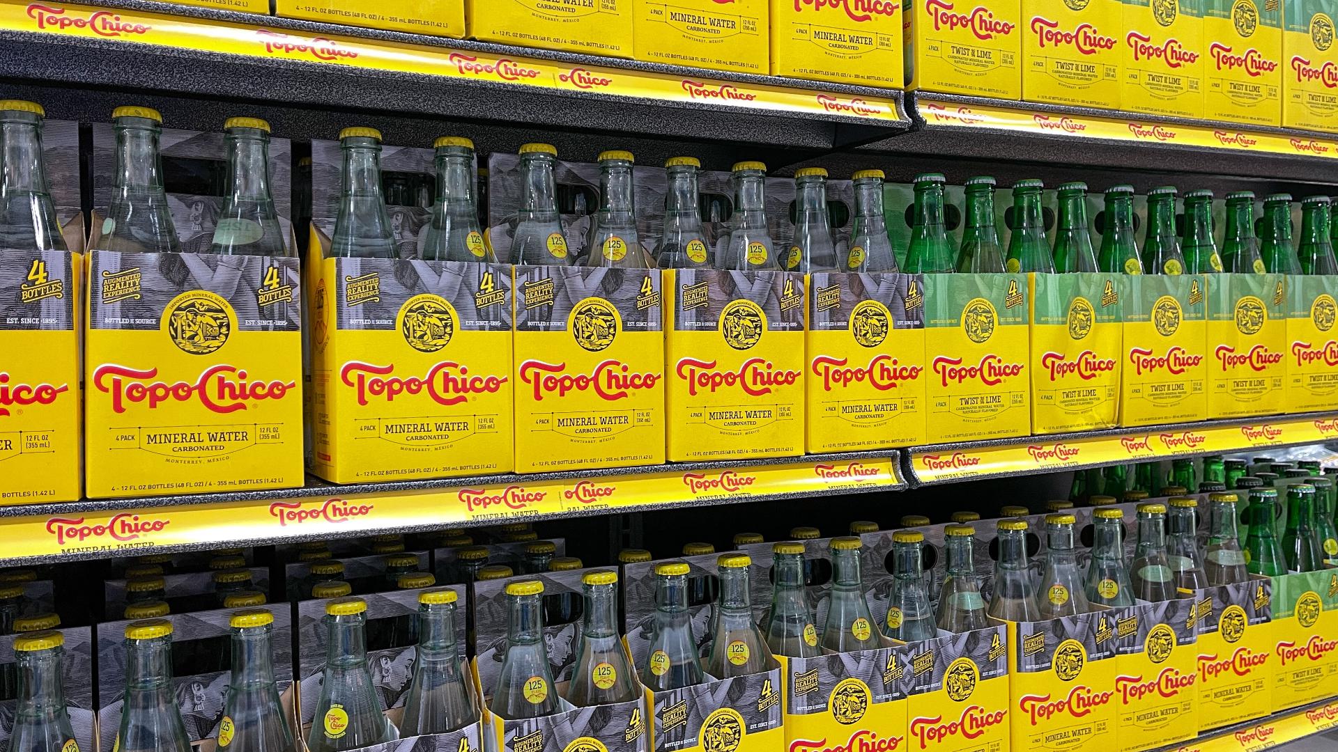 Toppo Choco Topo Chico mineral water begins phased return to stores after months ...