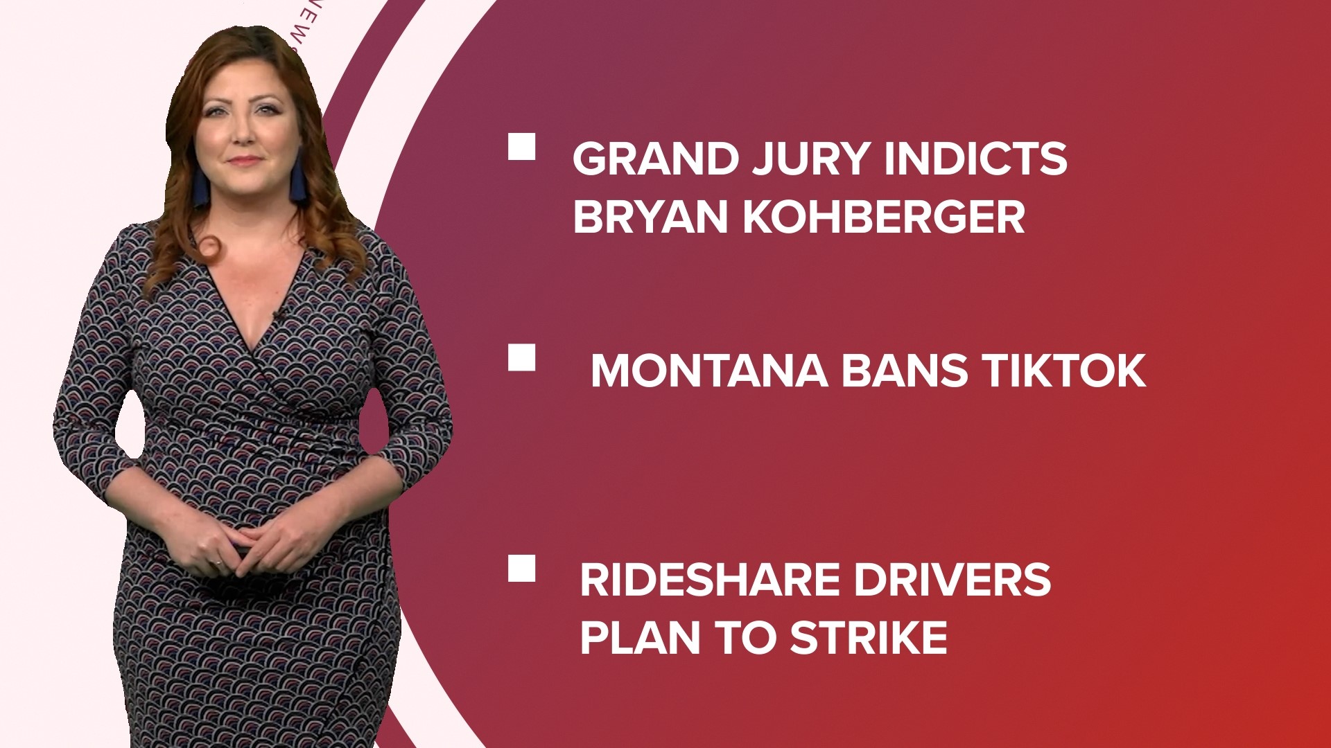 A look at what is happening in the news from Montana banning TikTok to a possible rideshare driver strike and verifying if Starbucks charges more for "less ice."