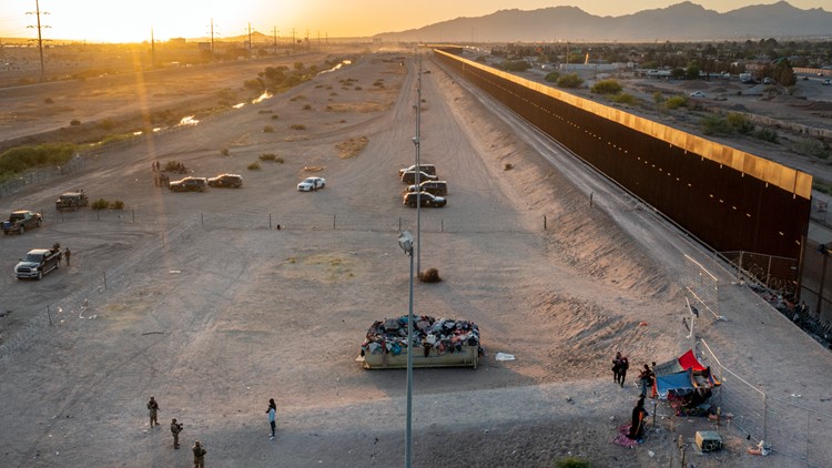 Here's what it looks like at the US-Mexico border as Title 42 expires