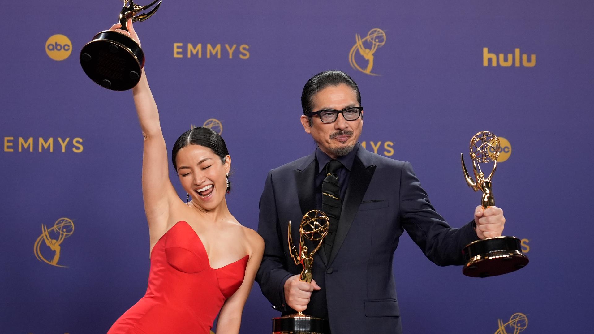 Anna Sawai and Hiroyuki Sanada made history at the 74th Primetime Emmy Awards.