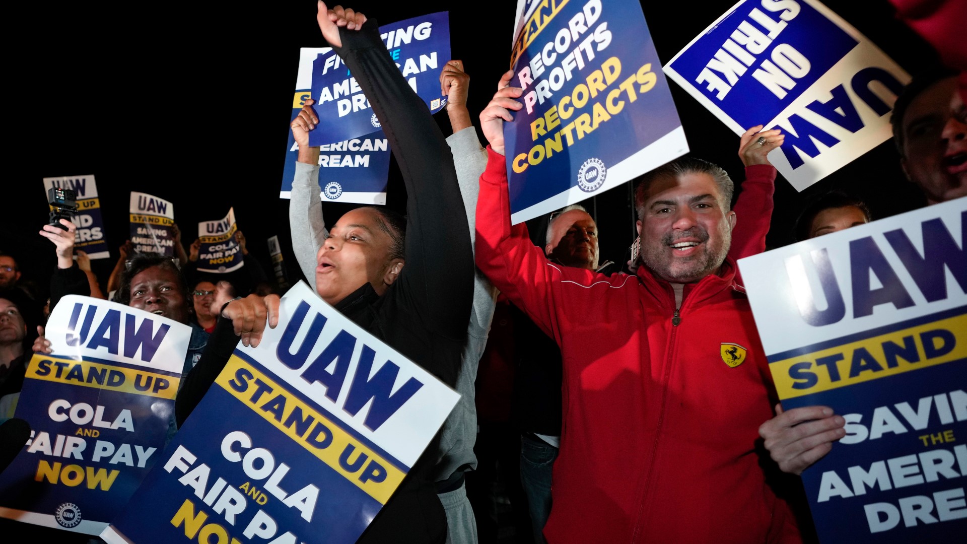 For the first time in UAW's 88-year history, union members walked out on Detroit's three automakers simultaneously.