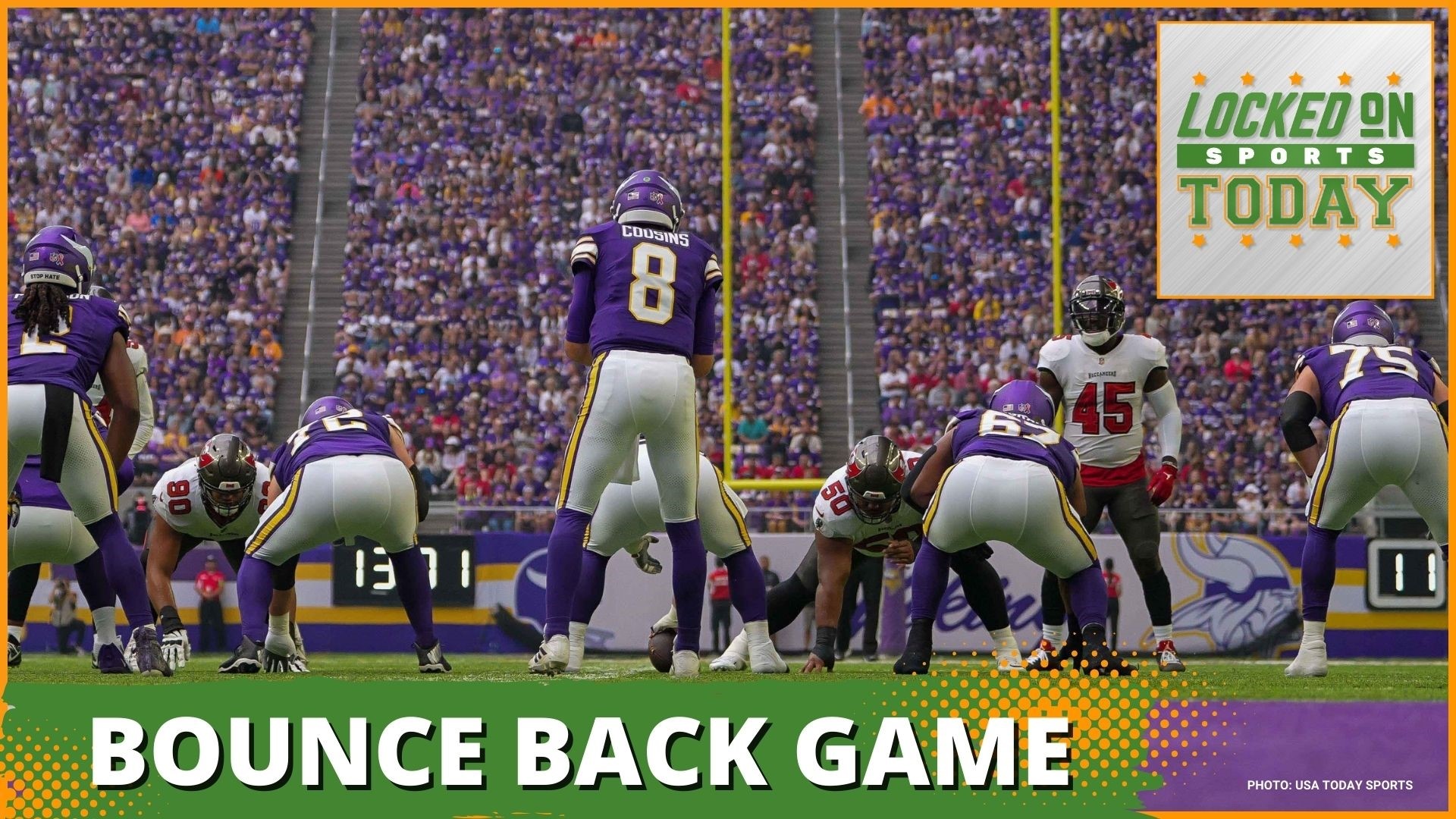 Discussing the day's top sports stories from the Vikings look to bounce back in NFL week 2 to the Mets making the best move they can to contend next year.