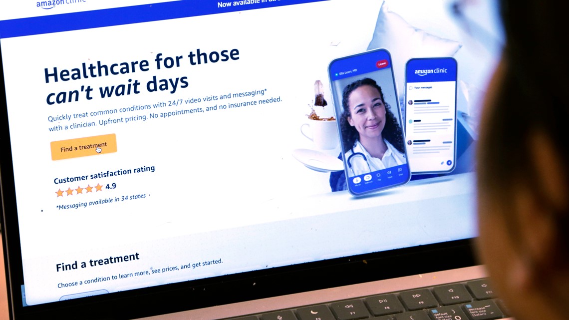 Amazon Clinic: How much do telehealth visits, messages cost? | wgrz.com