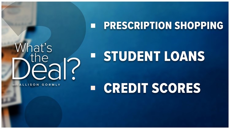 What's the Deal with prescription prices, student loans and credit scores