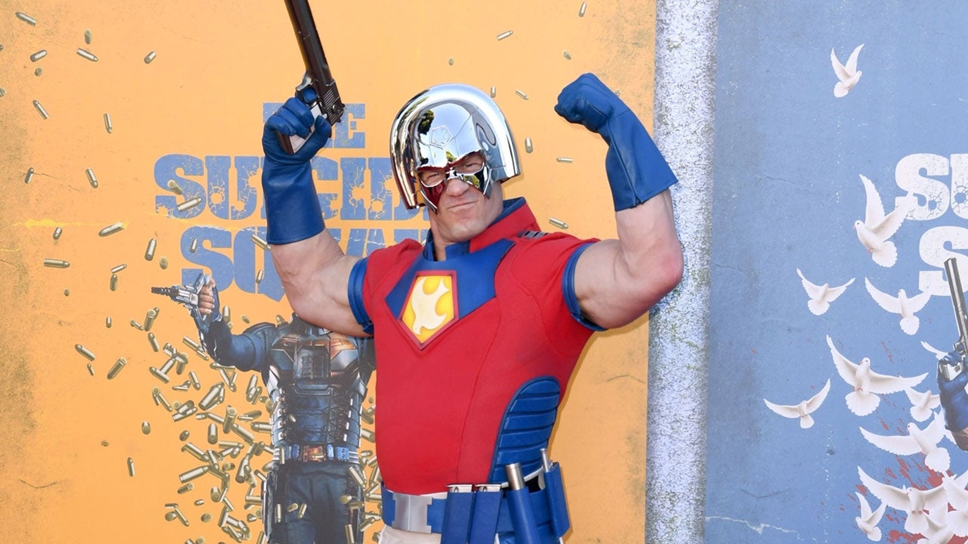 John Cena On Rocking Full Peacemaker Costume To 'Suicide Squad' Red ...