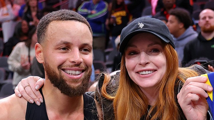 Steph Curry Reveals He's the Godfather of Lindsay Lohan's Son Luai |  wgrz.com