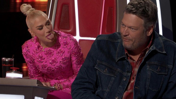 The Voice': Gwen Stefani Says Blake Shelton Is a 'Jerk' For Quizzing Her on  Country Music | wgrz.com