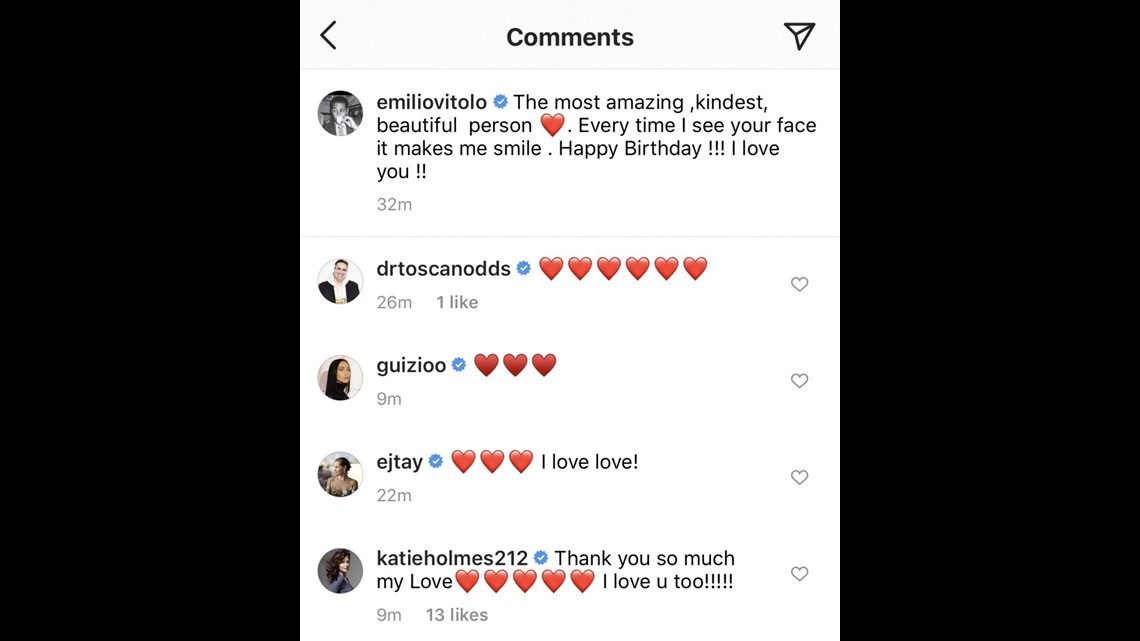 Happy Birthday Post To Boyfriend Katie Holmes' Boyfriend Emilio Vitolo Makes Things Instagram Official With  Sweet Birthday Post | Wgrz.com