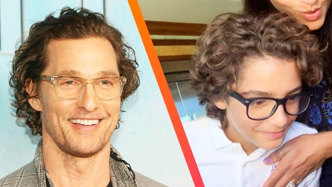 Matthew McConaughey on His Lookalike Son Levi Following in His