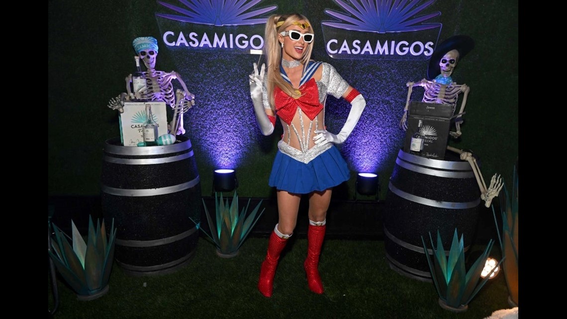 Paris Hilton Dressed as Sailor Moon for Halloween—PHOTOS