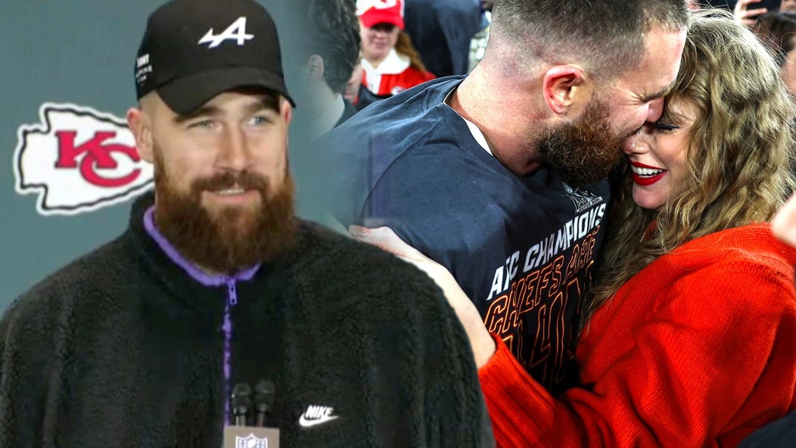 Why Travis Kelce Thinks People Are Fascinated With His Relationship With  Taylor Swift | wgrz.com