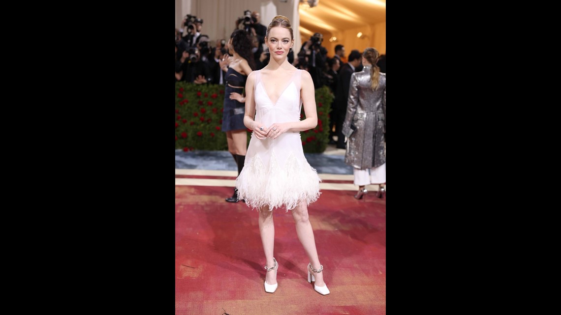 Emma Stone wore her wedding dress to the Met Gala