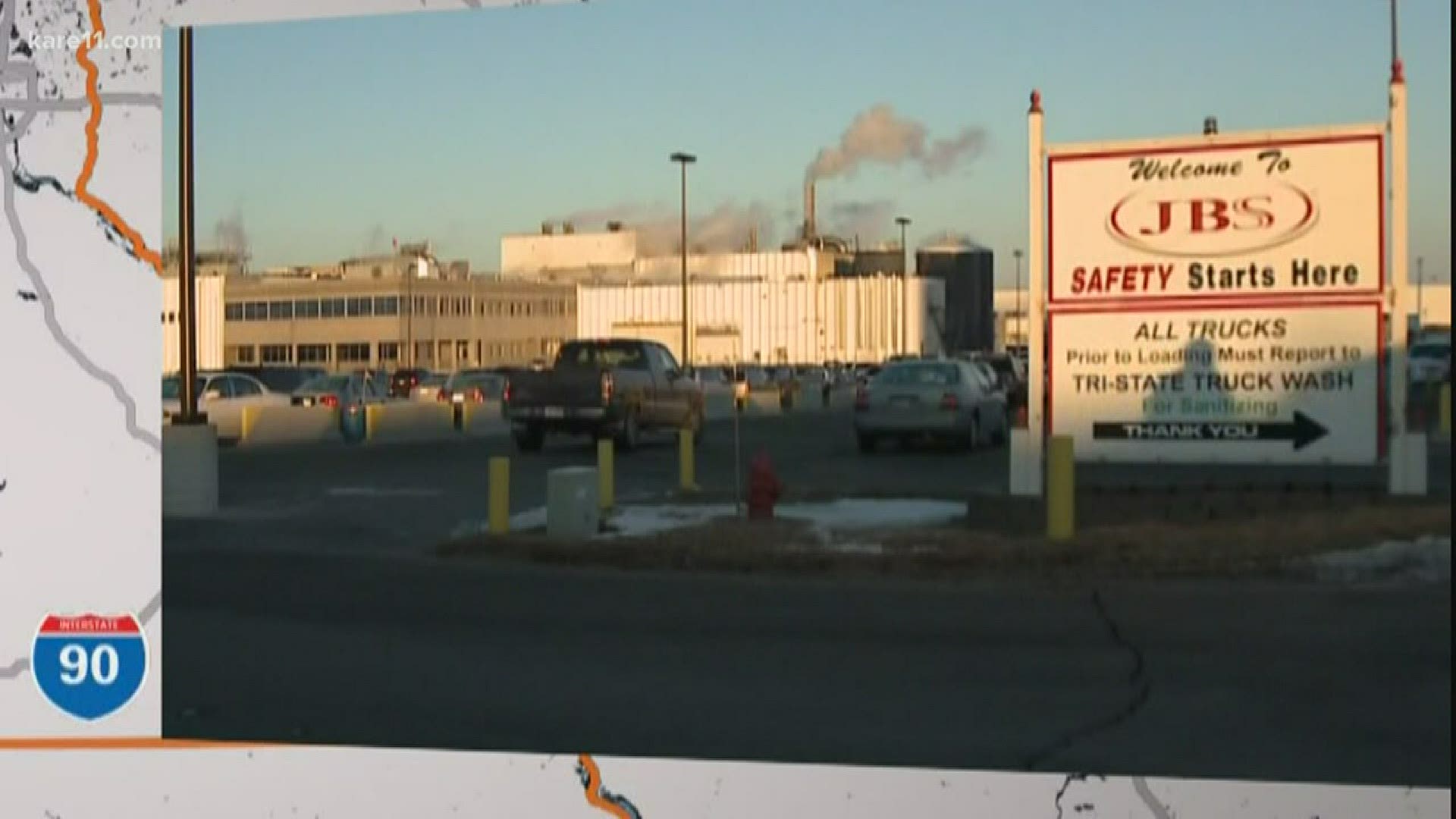 JBS Worthington reopens for meat processing