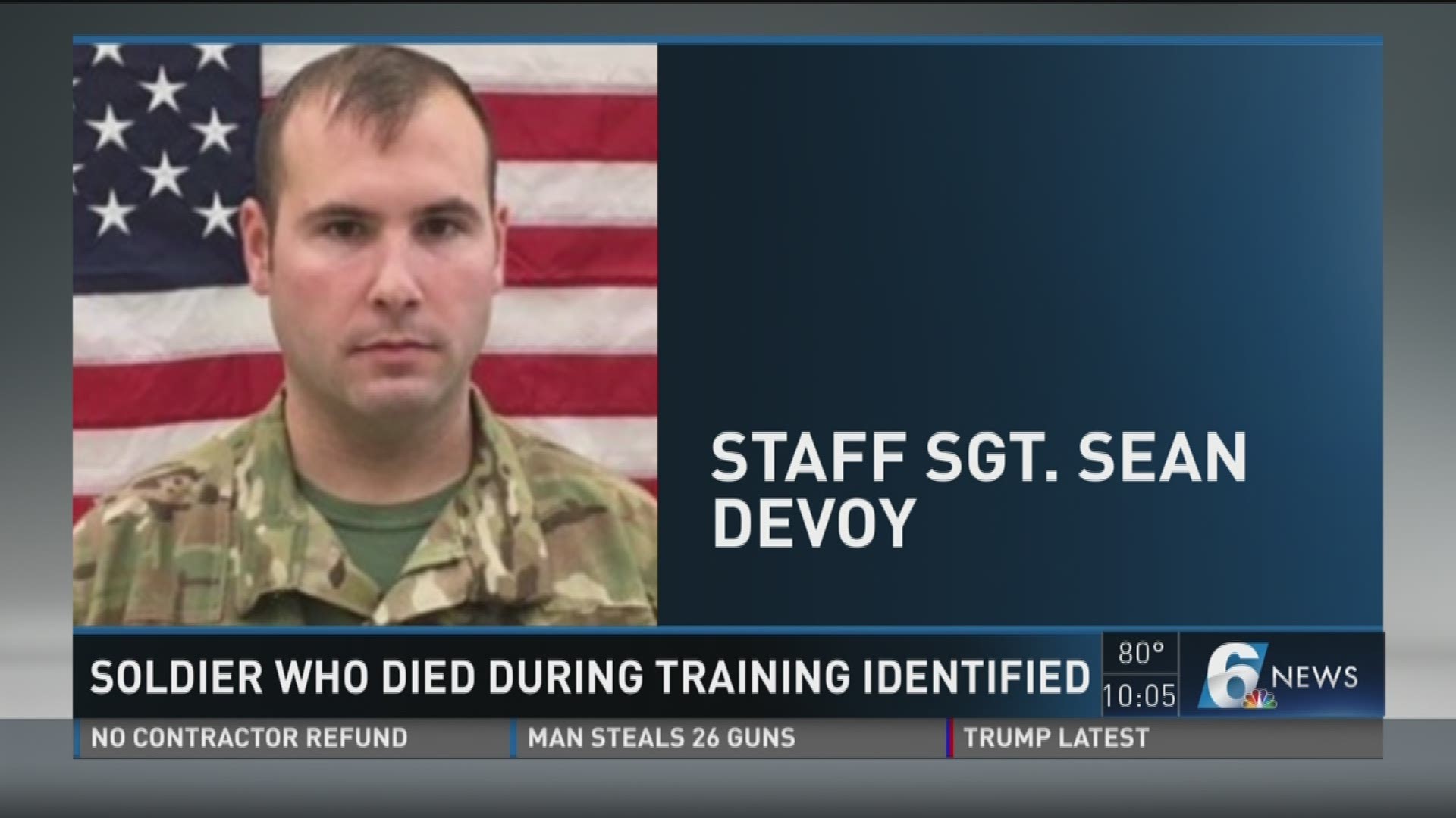 We now know the identity of the soldier who died during medical evacuation training Tuesday night.