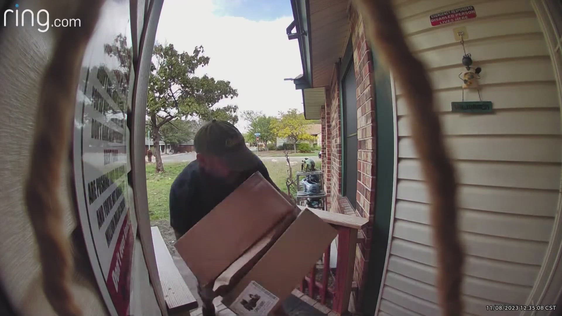 'I feel violated' | Woman wants to spread awareness after porch pirate steals her packages