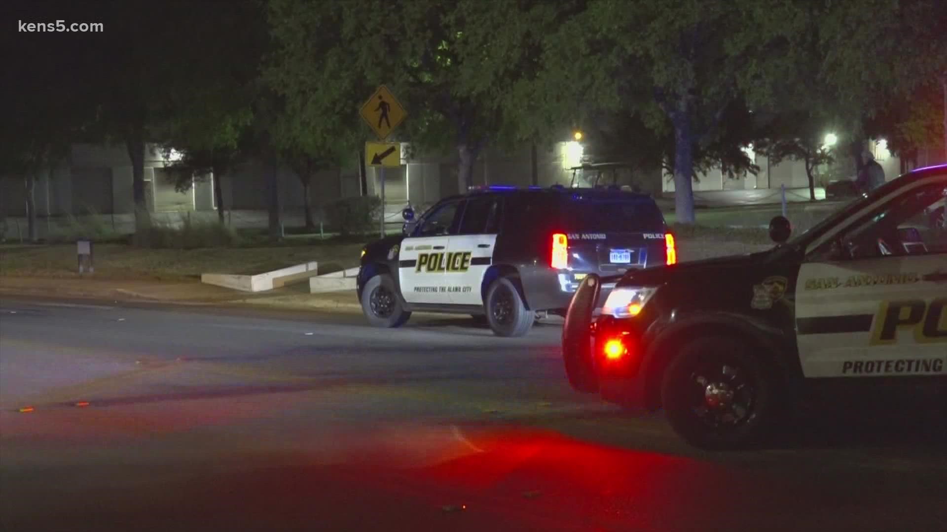 Police said she was crossing the street in the cross walk area at Alamo Down and Grandstand around 10:20 p.m.