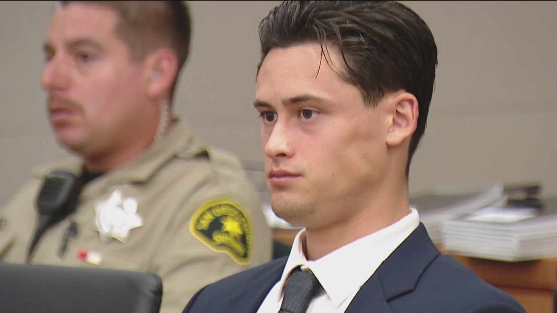 Matt Araiza appears in San Diego court for hearing to unseal sex videos