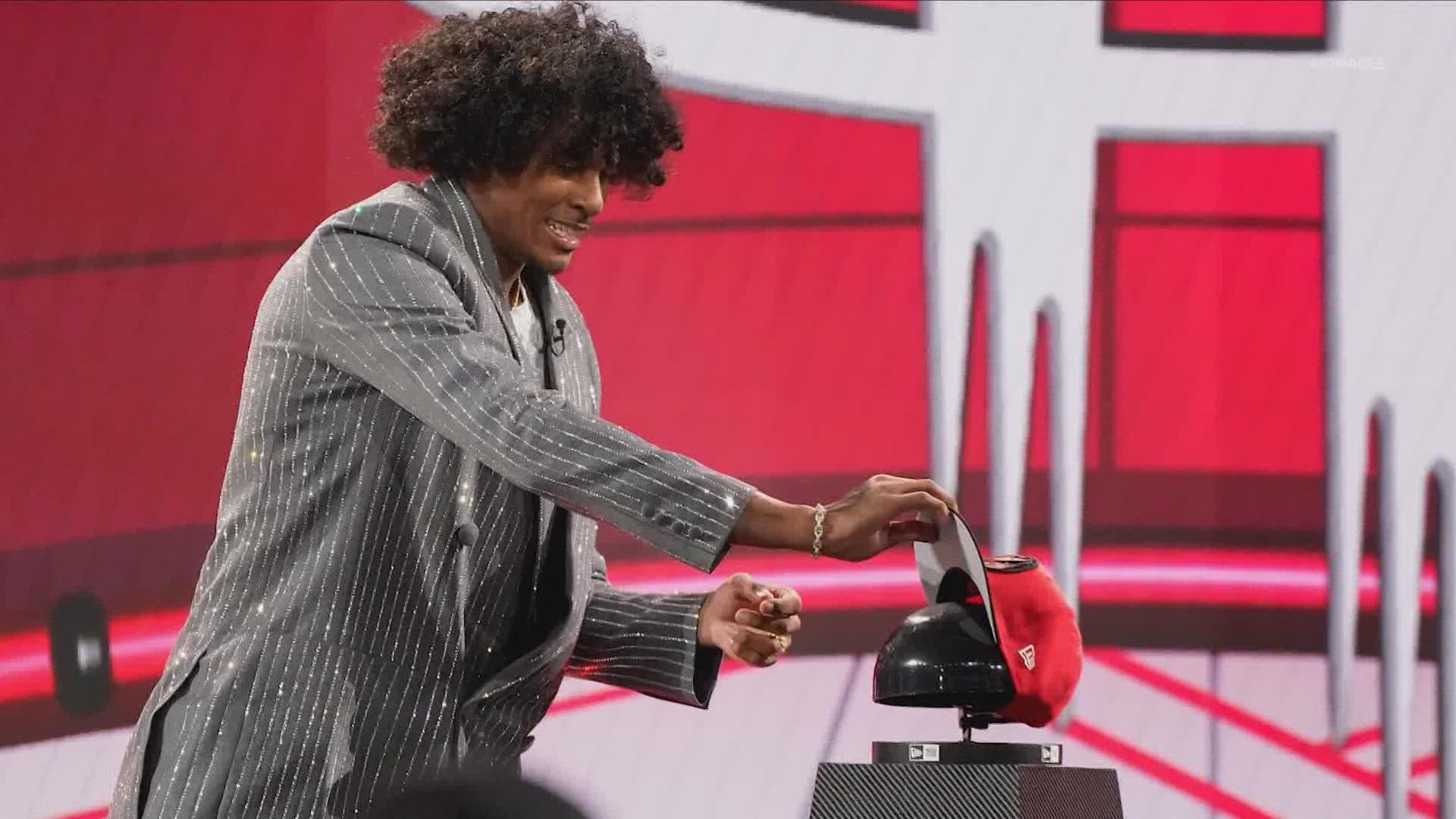 The Houston Rockets selected Jalen Green with the second overall pick in the NBA draft.