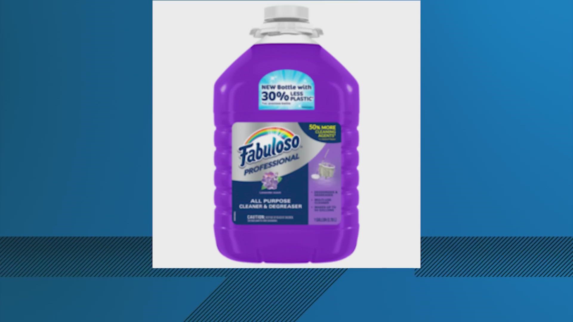 Fabuloso® said on its website that it is voluntarily recalling some of its multi-purpose cleaners because a preservative was not added at the intended levels during