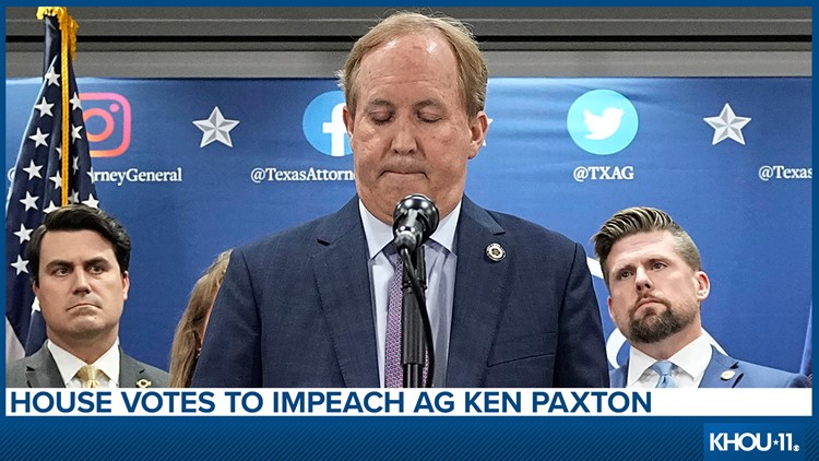 Texas House votes to impeach Republican Attorney General Ken Paxton