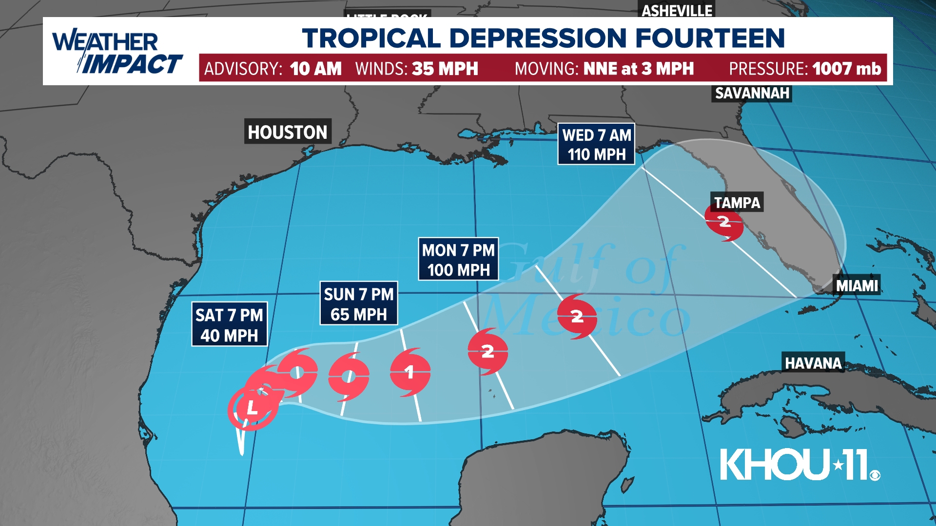 The system is expected to develop into Tropical Storm Milton.