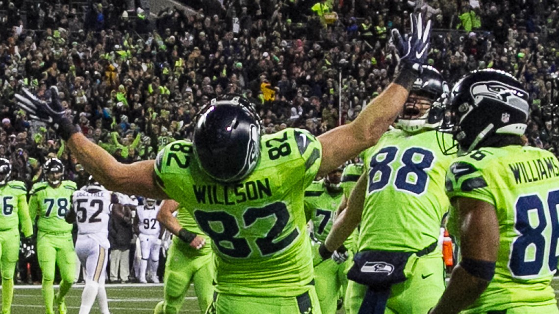 Photos: Seahawks, Sea Gals and fans go Action Green for Color Rush Game