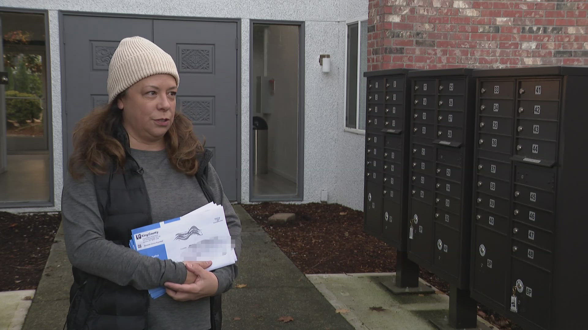 King County Elections Office has daily calls with the USPS, so they told KING 5 they will bring the topic up to them immediately.