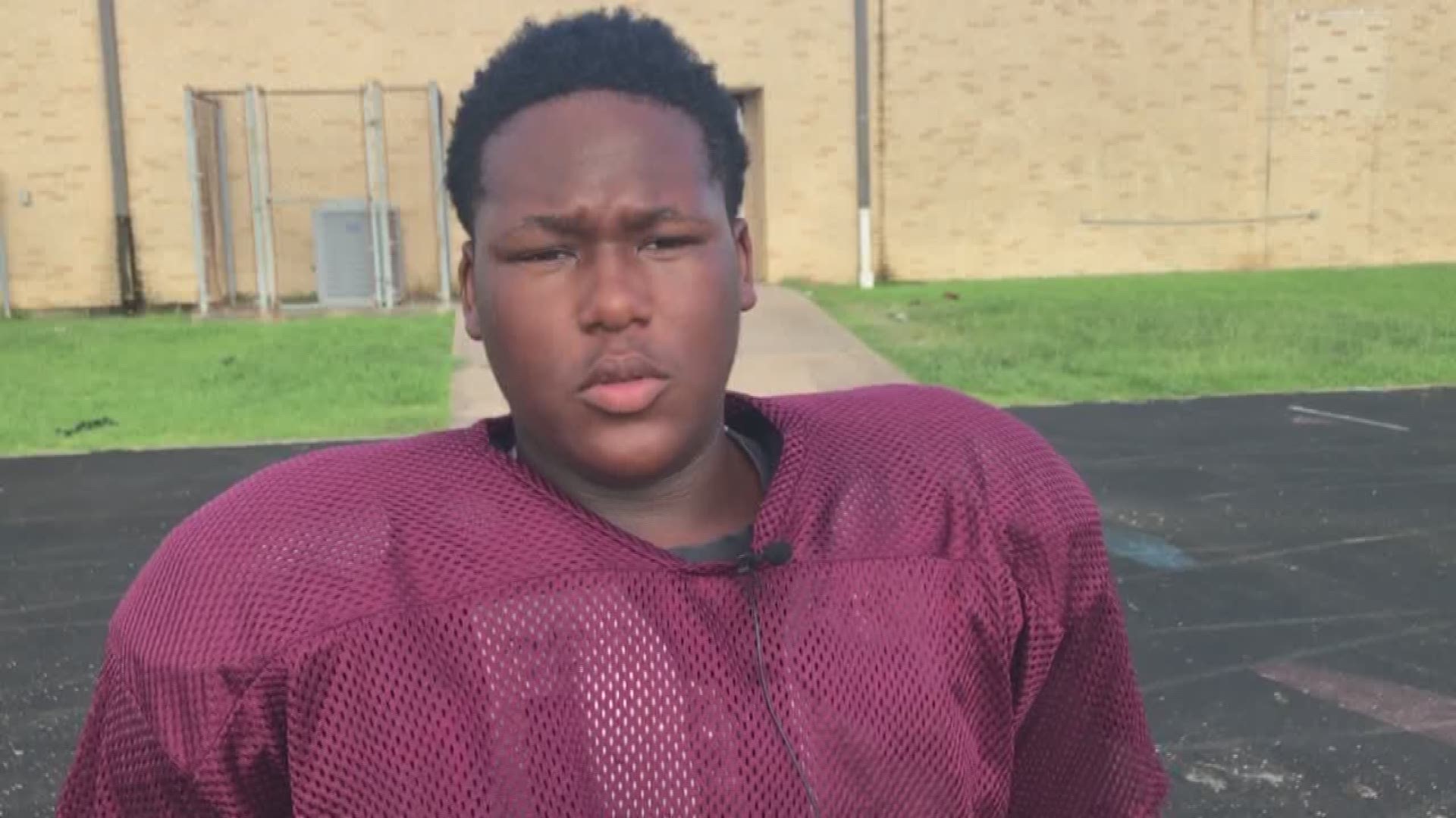 This Central High School football player works at HEB as a parking lot attendant. He always finds items left behind in shopping carts and he always turns them in to his manager like he's supposed to, even $1500 the other day.