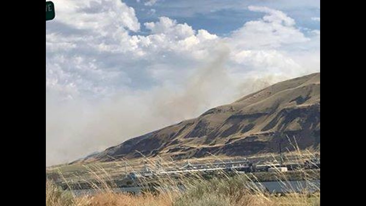 Lightning strikes spark fires in four Wash. counties