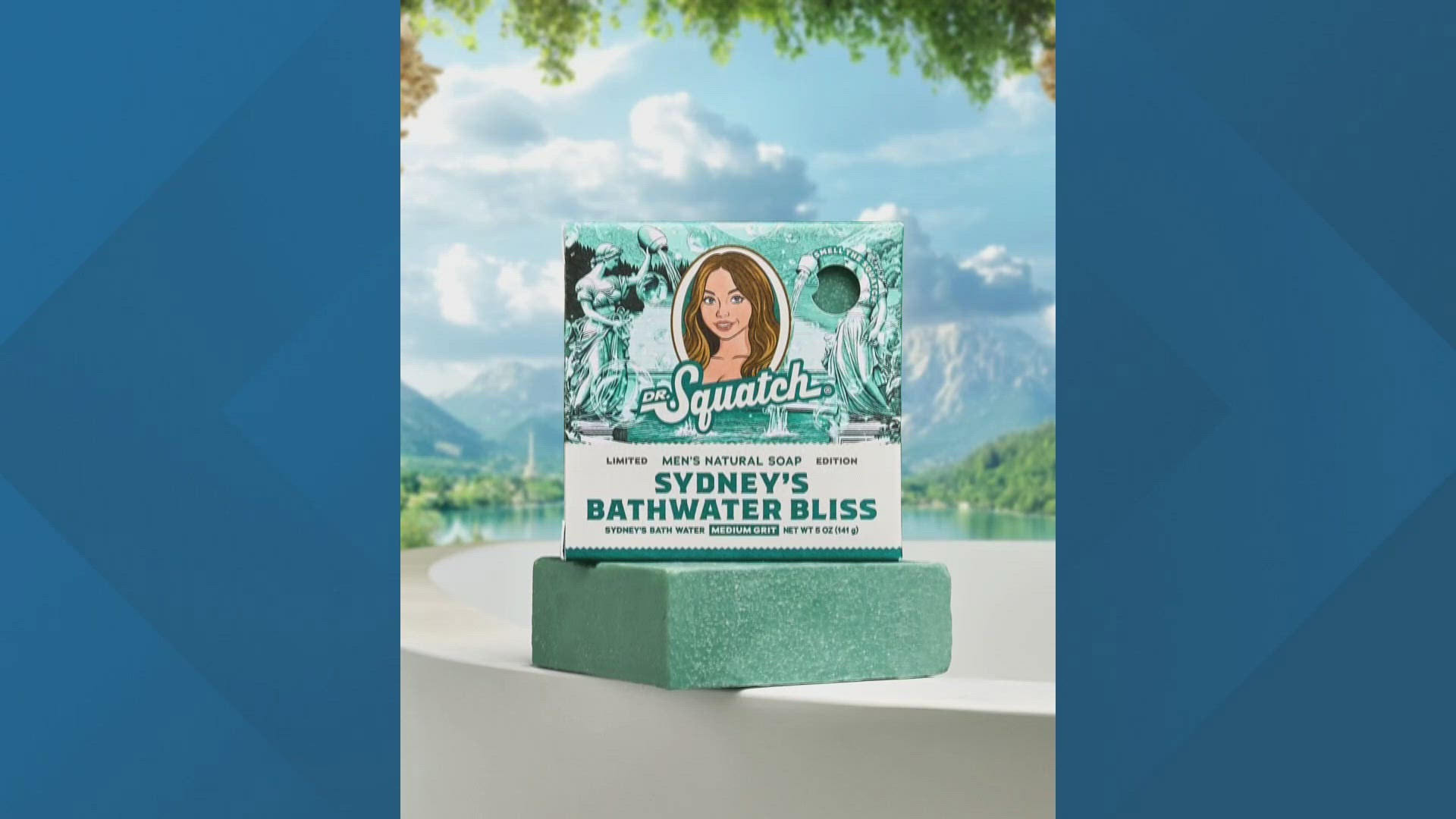 It's called "Sydney's Bathwater Bliss," and Dr. Squatch says it will be in "very limited stock." The soap is set to launch in early June.