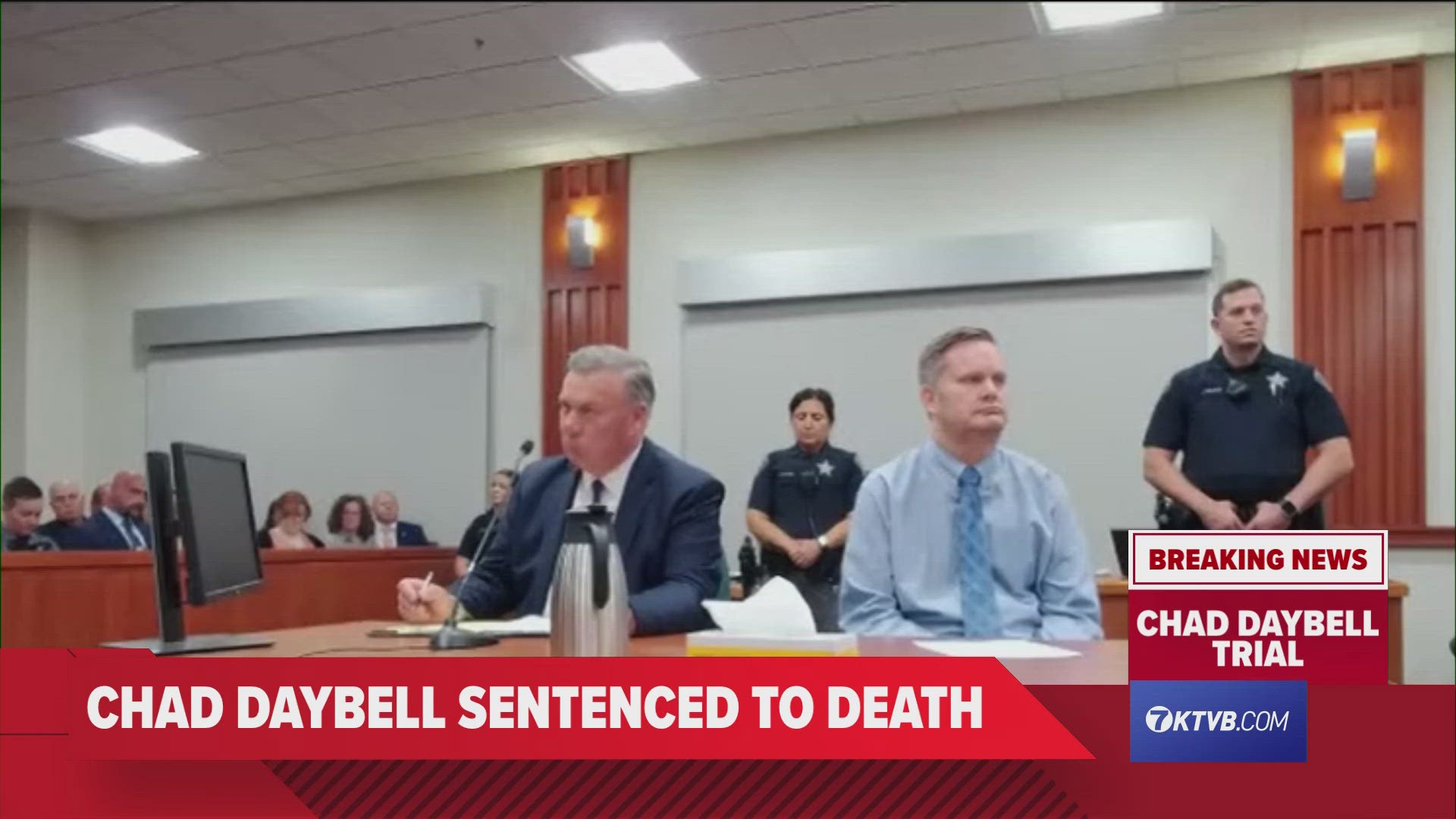 The jury sentenced Chad Daybell to death. Daybell did not speak when given the opportunity.