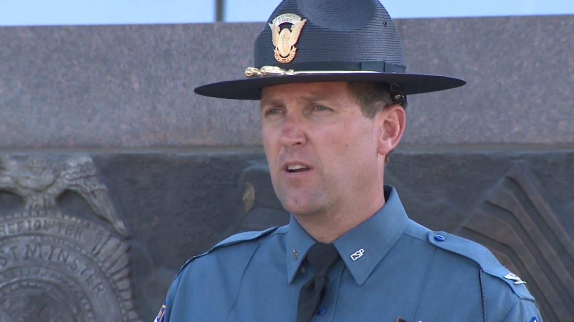 A gunman is dead after shooting a state trooper on Highway 36 Saturday afternoon, the Colorado State Patrol (CSP) said.