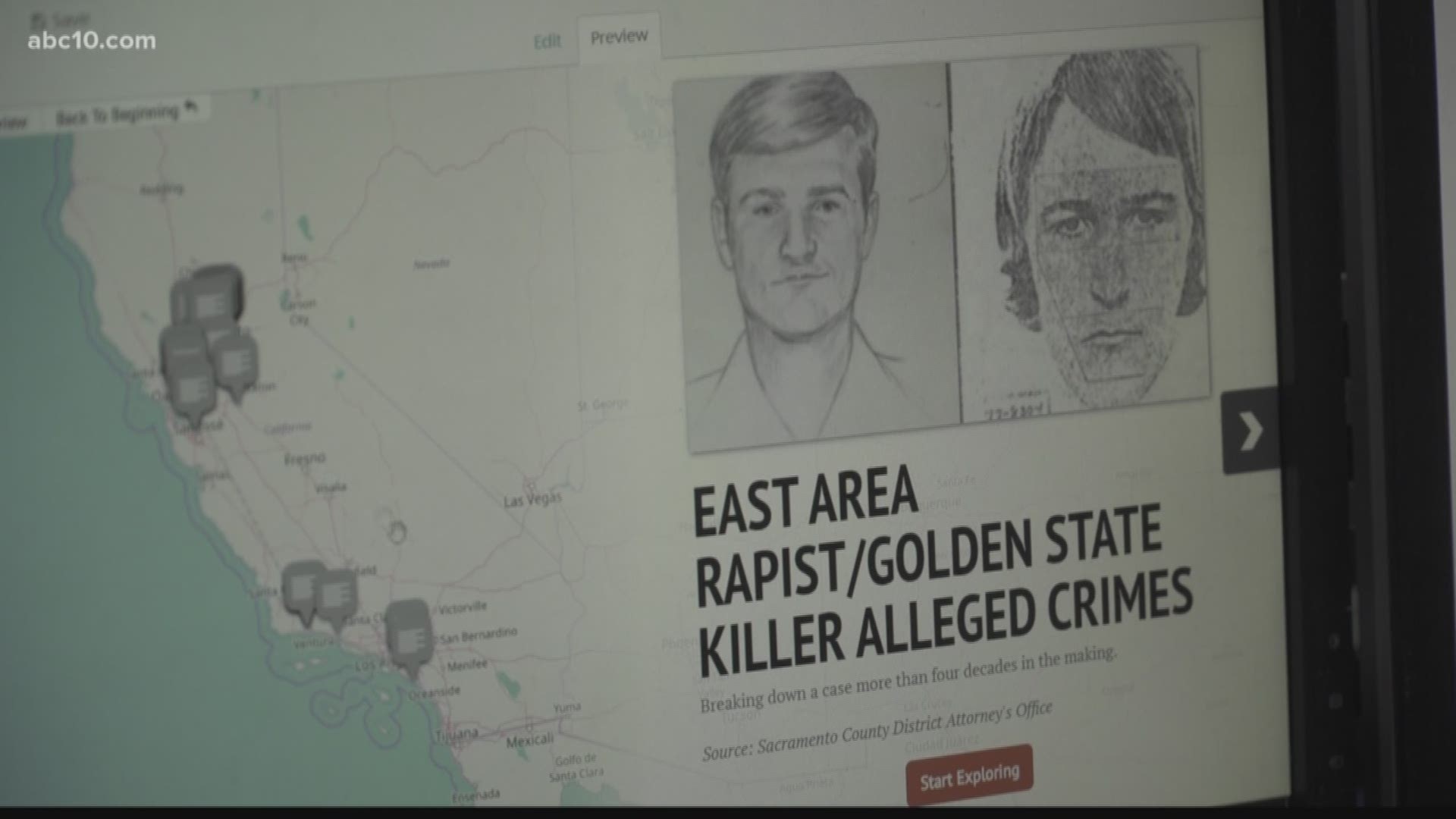 The Golden State Killer's list of alleged crimes go back decades. (April 25, 2018)