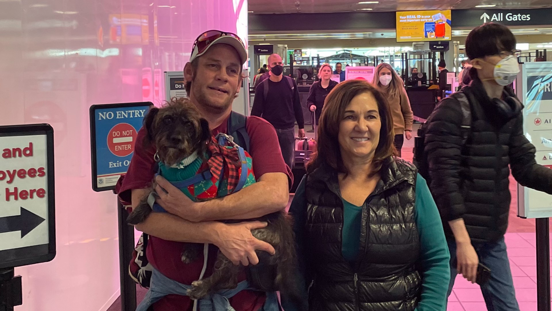 A man was reunited with his service dog today at Sacramento International Airport after seven months.