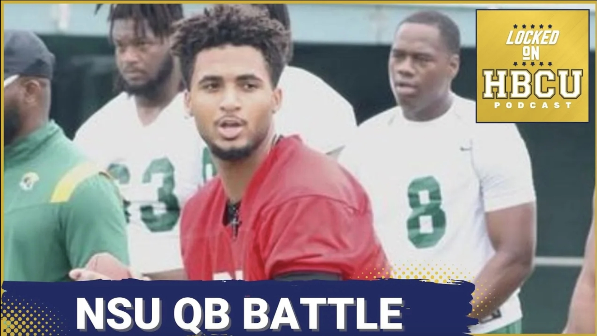 Otto Kuhns is 1st team preseason All MEAC but he may not beat Jalen Daniels for the starting job at NSU.