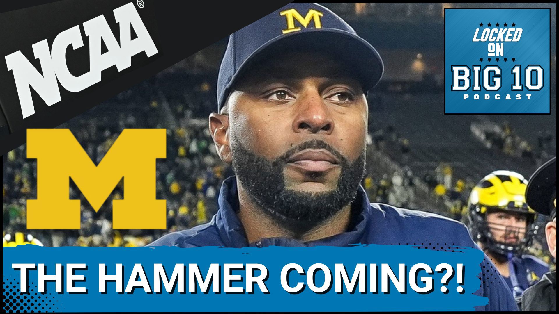 BIG TEN drama: Michigan's NCAA hearing, recruiting frenzy, and title odds. We cover scandals, top commits, playoff debates, championship favorites in the conference.