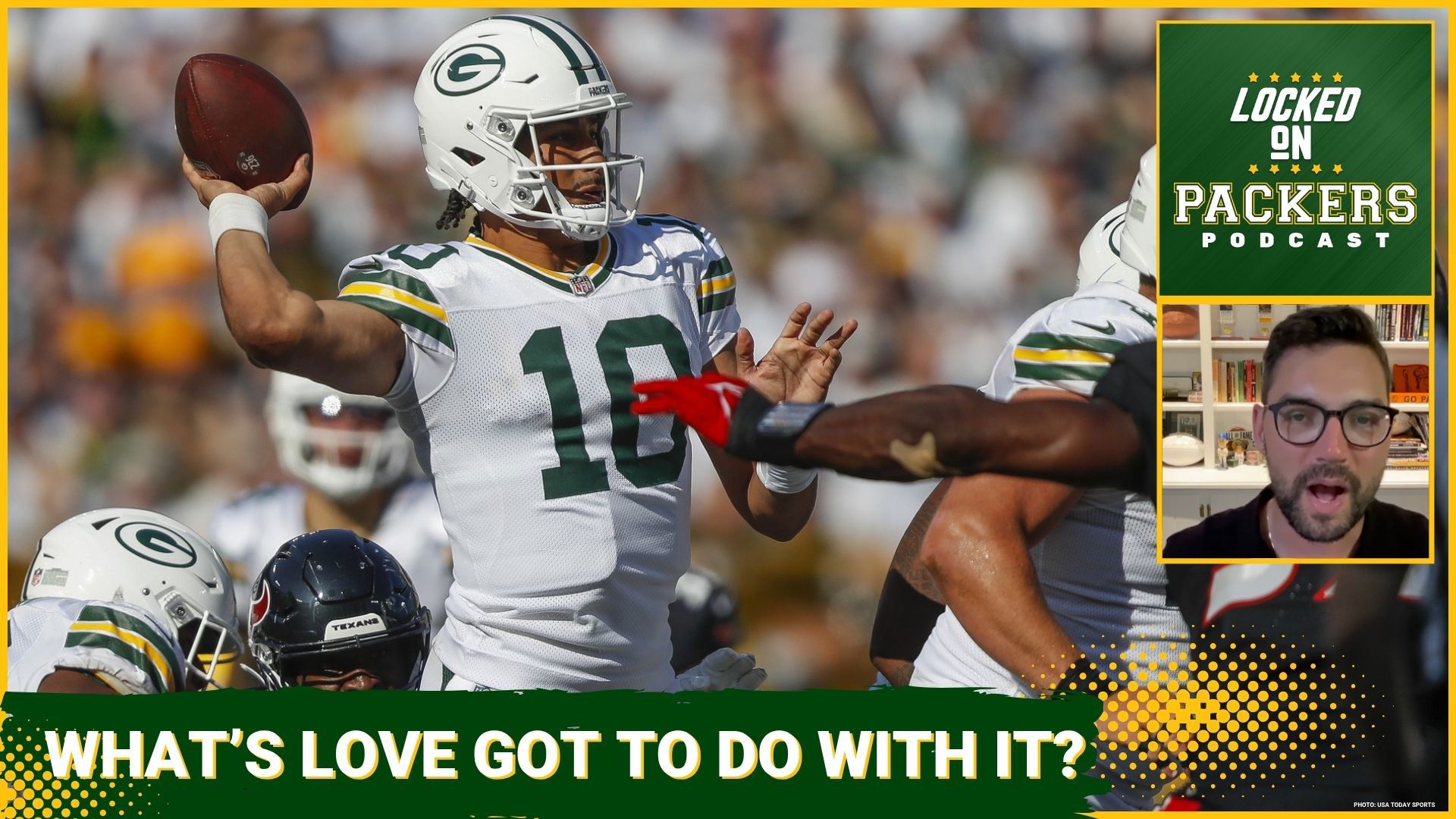 Jordan Love is a top-10 QB, but he plays for a top-10 coach, behind a top-10 OL, with a top-5 RB, and a solid group of pass-catchers. Who has it better?