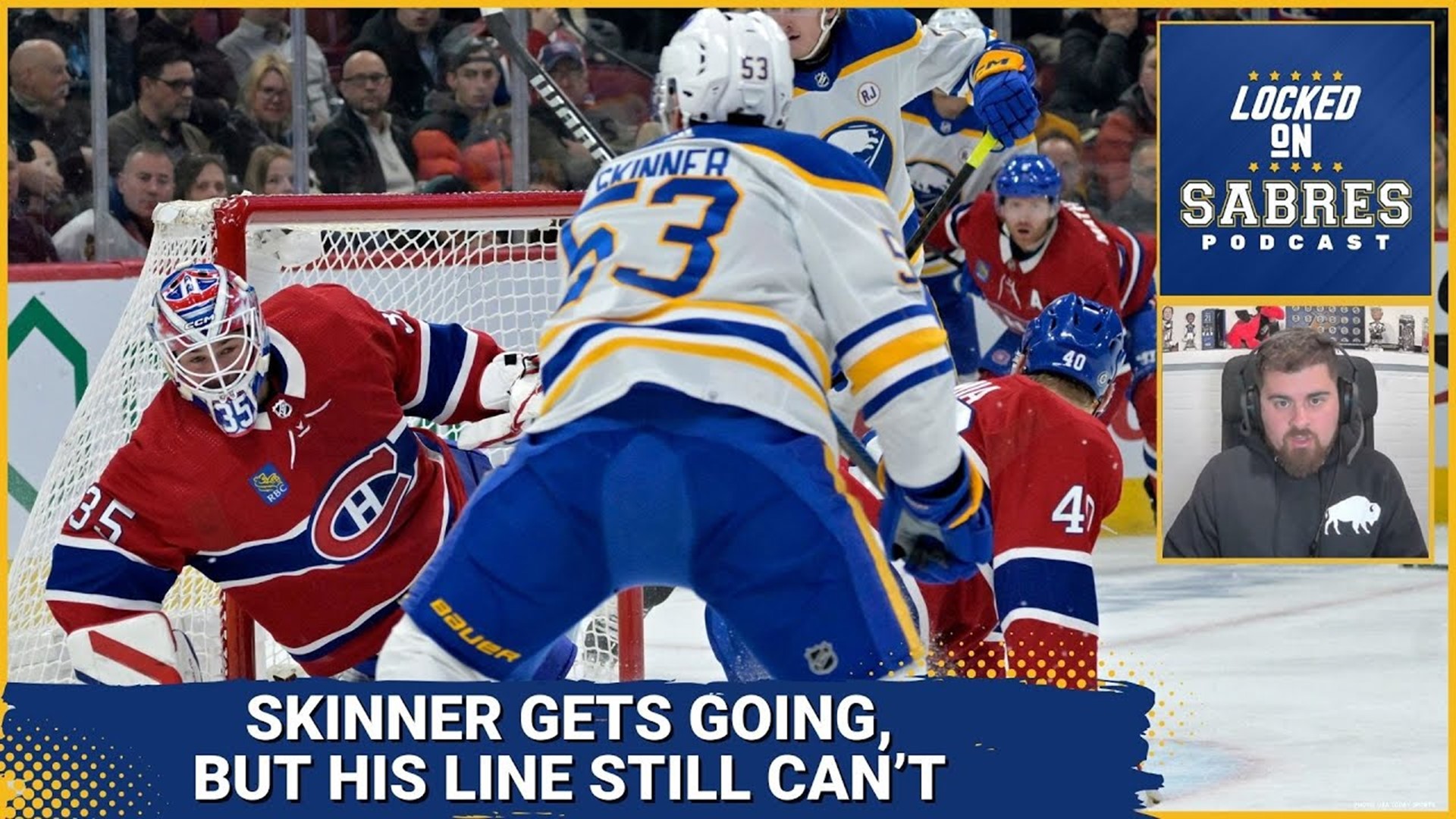Jeff Skinner gets going in Montreal, but his line still can't